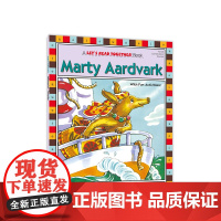 自然拼读一起学:土豚马蒂(元音组合ar) Let‘s Read Together: Marty Aardvark英语绘本