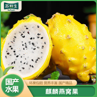 JD快递[苏鲜生]海南麒麟果 燕窝果 净重3.5斤 中果 单果150-200g 应当季新鲜