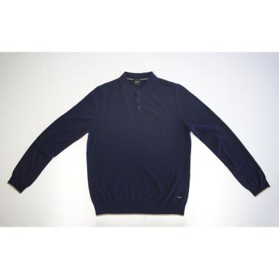 Hugo boss雨果波士POLO衫男透气舒适易打理保暖纯色修身柔软