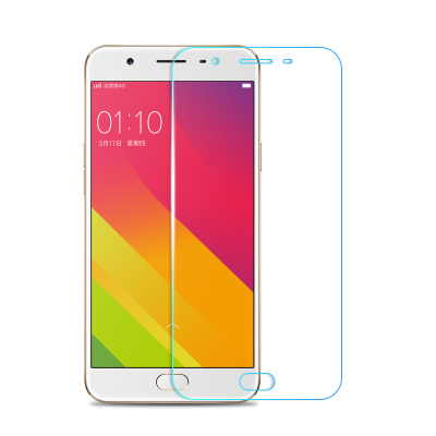 [买2送手机壳]轻万适用oppoa73钢化膜手机保护膜oppo手机贴膜高清透明玻璃膜a73非全屏膜