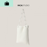 百褶托特包女购物袋大包包褶皱软韩版ins2020流行新款潮时尚NEW LAKE女士单肩包