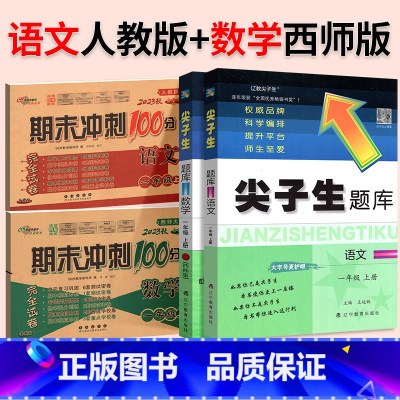 ⭐ [尖题+期末冲刺100分]人教语文+西师数学◆4本 五年级下 [正版]2024春尖子生题库二三年级四五年级六一年级上