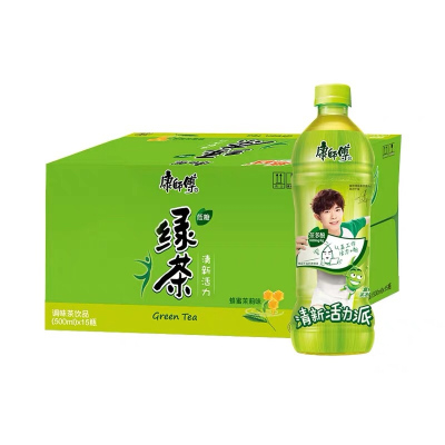 康师傅蜂蜜绿茶500ml*3瓶