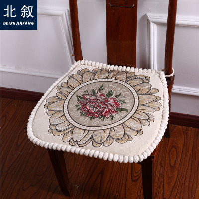 北叙(Beixu)家纺家用餐椅垫椅子凳子座椅通用餐桌坐垫欧式餐凳餐厅四季座套罩布艺软饰家居纺织品