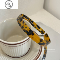 JiMi韩国ins博主款醋酸板材发箍防滑 法式小众简约女发卡成人发饰