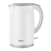 美的(Midea)电水壶电热水壶家用双层防烫全钢无缝不锈钢大功率1.7L容量开水壶烧水壶热水壶SH17M301