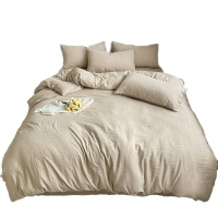 天山柔 150*200cm 超柔水洗棉纯色床单款 三件套 (计价单位:套)