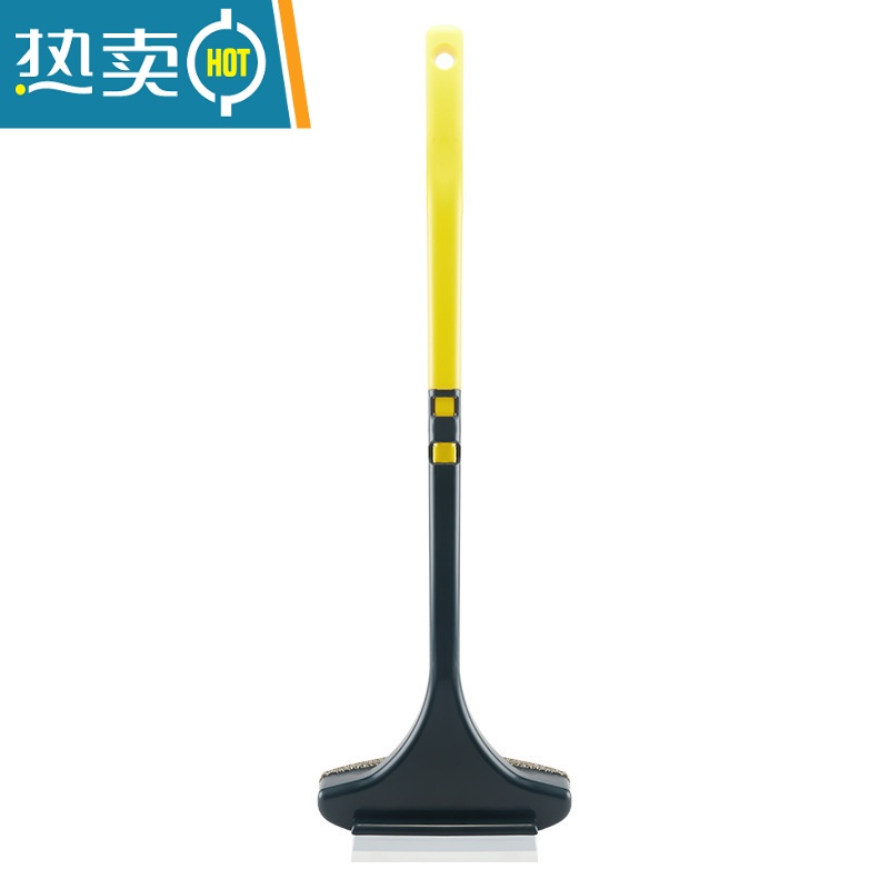 敬平刮水器双面玻璃家用擦窗新款二合一纱窗刷清洗器玻璃清洁工具刷 黄色擦玻璃器