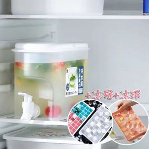 [补贴10%]冰箱冷水壶带龙头家用大容量耐高温塑料开水杯饮料桶水龙头超大