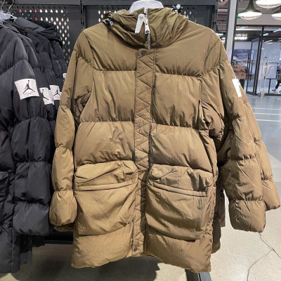 NIKE耐克连帽羽绒服JORDAN运动休闲保暖男装外套DQ7347-385 D