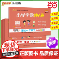 2025春季新版小学学霸冲A卷一年级上下册语文数学人教RJ北师BS版 期末测试同步期中期末冲刺100分考试真题模拟卷总