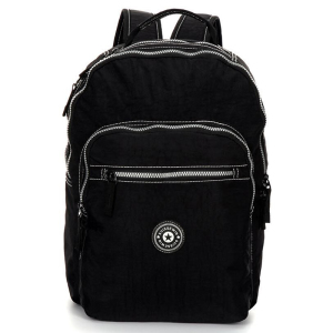 瑞士时尚水洗布潮流轻便休闲背包SNK161102 黑色