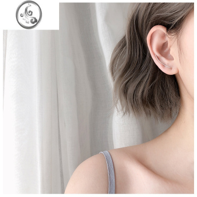 JiMi925银银耳夹男女 韩国个性简约耳饰耳钉酷帅流行冷淡风2022新款潮