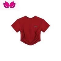 七斓白色纯欲风紧身短款设计感打底衫女内搭短袖修身T恤上衣ins