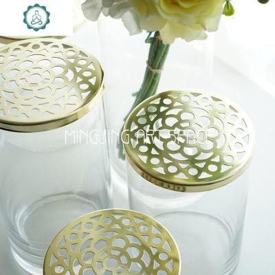 北欧直筒透明玻璃花瓶富贵竹鲜花水培花器家居花店插花摆件花艺封后透明直筒（口径10*高15cm）