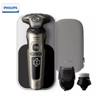 飞利浦(PHILIPS)电动剃须刀SkinIQ肌能感应刮胡刀奢享高端蜂巢9系整机荷兰进口胡须刀SP9873[敏感肌适用]