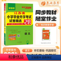 语文 小学升初中 [正版]小升初真题卷2024语文江苏省小学毕业升学考试试卷精选小考总复习知识大集结辅导书测试卷考必
