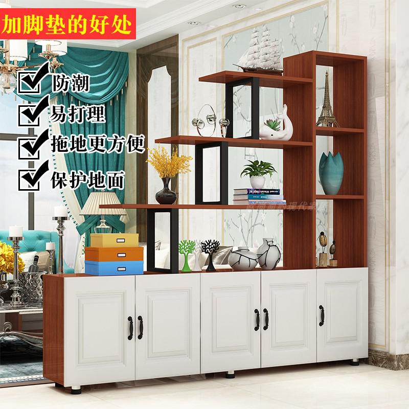 客厅隔断酒柜玄关柜花架装饰屏风沙发置物架现代简约书柜鞋柜多层