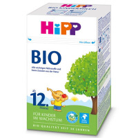 [保税区免邮税原装进口] 德国喜宝(HiPP)婴幼儿Bio有机配方奶粉4段12段适合1岁以上宝宝 600g/每盒