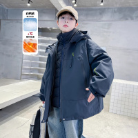 儿童装男童冬装加厚羽绒服新款中大童冬季三合一冲锋衣外套潮
