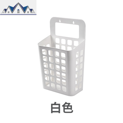 脏衣服收纳筐装衣娄挂式家用卫生间放衣服的篮壁挂篓子衣物蓝小框 三维工匠收纳篮