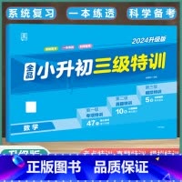 数学[全国版] 小学升初中 [正版]2024版小升初三级特训语文数学英语全国版小学升初中总复习教程小升初毕业练习簿测试真