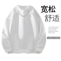 春秋季新款男士潮牌卫衣内搭外穿青少年双面德绒半高领休闲男上衣