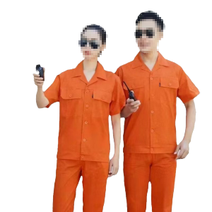 惠铁 夏季纯棉短袖工作服 套装 套
