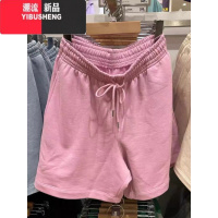 YIBUSHENG闭眼入两条!/U家休闲舒适宽松运动松紧腰短裤卫裤女448023