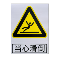 禄安瑞 标牌 当心滑倒 400mm*300mm个