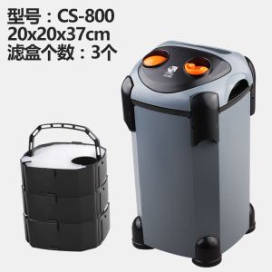 鱼缸过滤器过滤桶三合一净水循环滤筒水缸水族箱外置桶