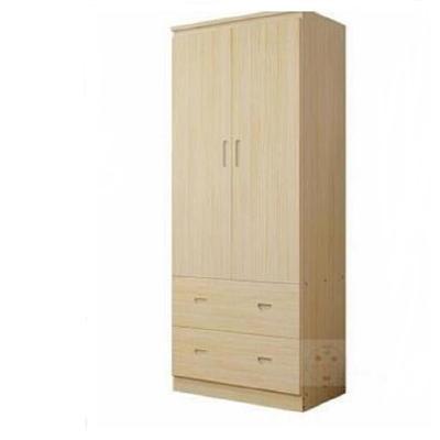 心业实木两门衣柜XY-MYG1生活柜 此产品单件不出售(仅在线下销售,仅供安徽政府单位批量采购)