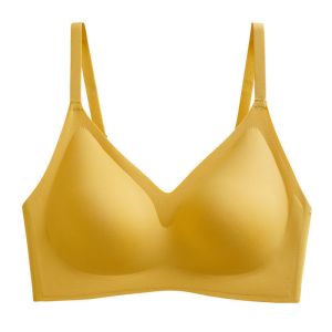 浪莎无痕内衣女士文胸夏季薄款胸罩无钢圈小胸聚拢果冻条美背Q