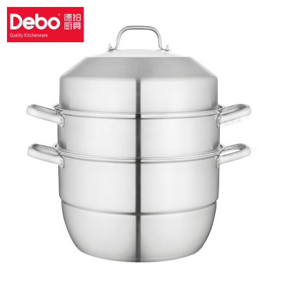 Debo德铂 霍芬尼不锈钢多层复底蒸汤锅 DEP-780 不锈钢32cm/个