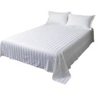 甘柔美缎条床单260*195cm条