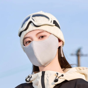 澳绒保暖口罩秋冬女高颜值东北骑行滑雪防寒风透气防晒面罩男
