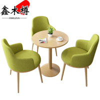 鑫木樽洽谈桌1桌三椅套
