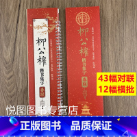 [正版]柳公权楷书集字春联字卡经典碑帖近距离临摹练字卡陈锋编附简体旁注柳公权柳体楷书春联字帖43幅对联12幅横批天津人民