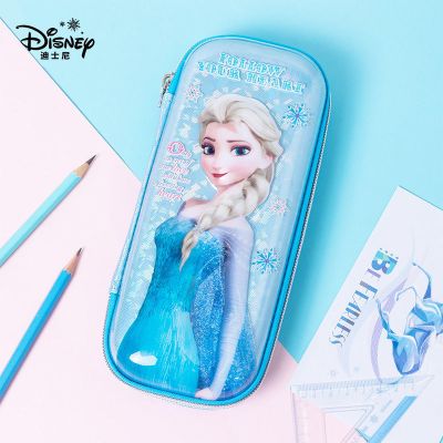 迪士尼笔袋女小学生大容量文具盒冰雪奇缘笔盒女孩儿童可爱铅笔袋