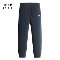 JEEP SPIRIT高端商务休闲裤男士2025新款男款春秋直筒针织运动裤子
