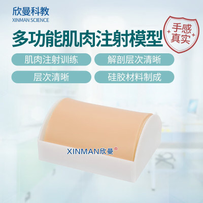 欣曼科教 多功能肌肉注射模型 肌内注射模块XM-HS18E