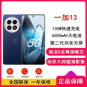 [全新]OPPO 一加13 蓝调时刻 24GB+1TB 哈苏全焦段超光影影像 2K 东方屏 骁龙8至尊旗舰芯 5G旗舰手