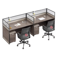 悦兴诚办公桌含柜240*60*110cm套