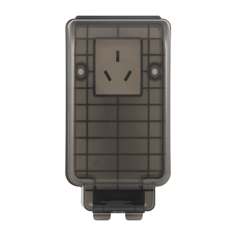 罗格朗 暗装带16A三孔IP55插座防水盒 加长型(半透明)P223DV/3P 个