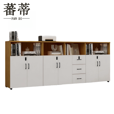 蕃蒂书柜六门三抽台