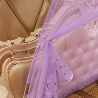 美帮汇免安装蒙古包蚊帐1.8米双人单人1.5m家用加密加厚有底1.0学生宿舍