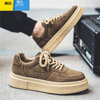 聚范男鞋2024新款夏季复古工作板鞋男士厚底休闲运动防滑耐磨劳保潮鞋