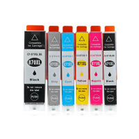 彩标 CLI-871XL 4150页 适用佳能M6880/MG5780/7780 TS5080/6080 墨盒 六色套装