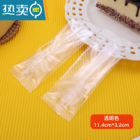 敬平[整箱]叉勺蛋糕勺子叉子单独包装甜品外卖商用水果捞勺子 透明独立装 1000支牙签