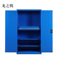 龙之腾工具柜加厚铁皮储物柜工厂车间用带抽屉汽修多功能收纳柜通门内一抽柜蓝色